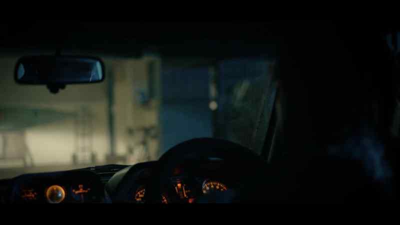 (ENGINE AND MUSIC STOP)