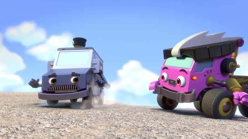 [engine revving] -[Axyl grunts]