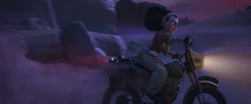 [engine revving]