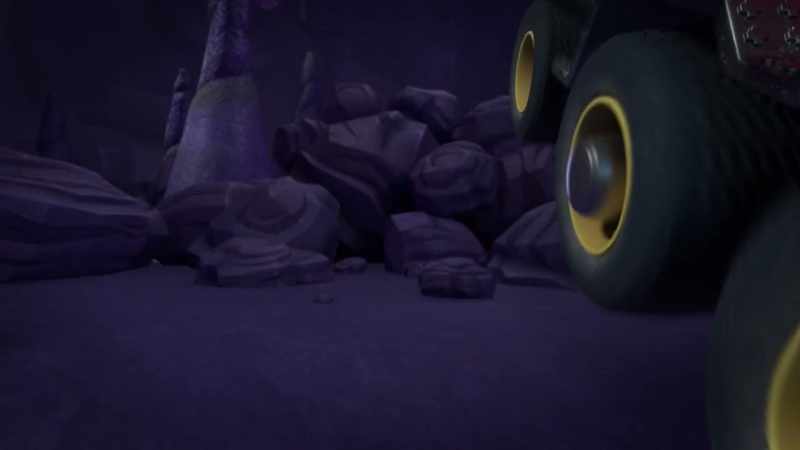 [engine revving]