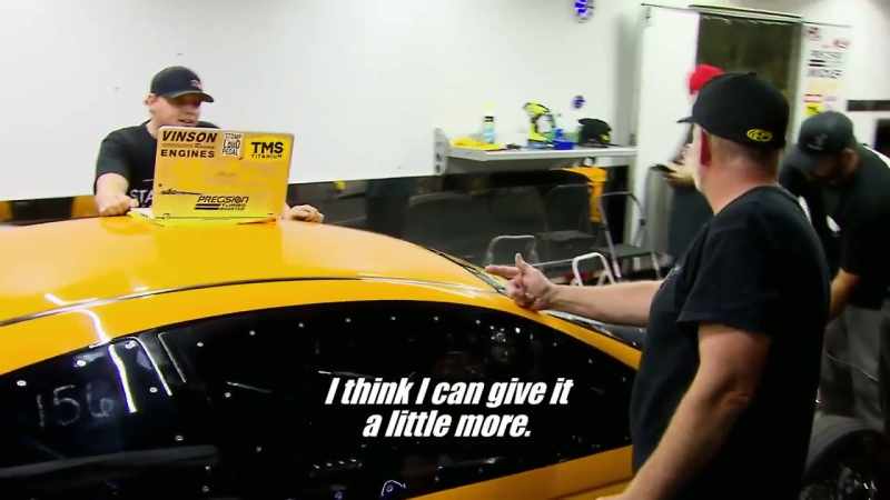 [engine revving]