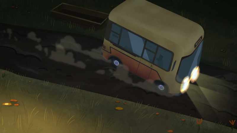 [engine revving]