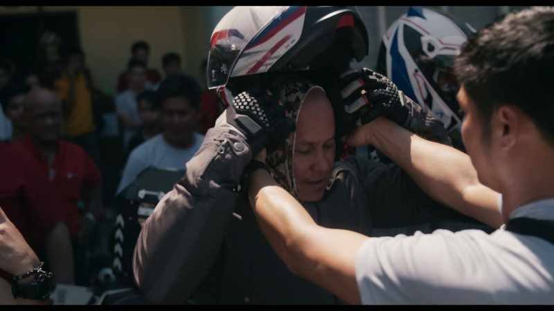 [engine revving]