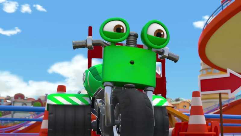 (engine revving)