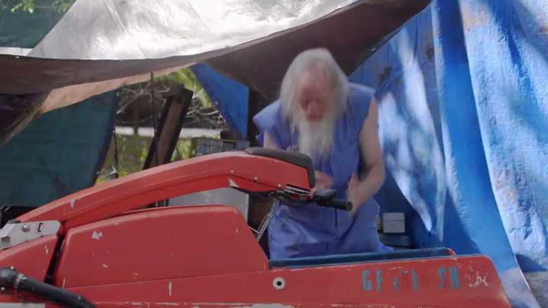 (engine sputters)