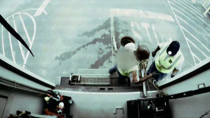 ENGINEERS PERFORM A ROUTINE INSPECTION