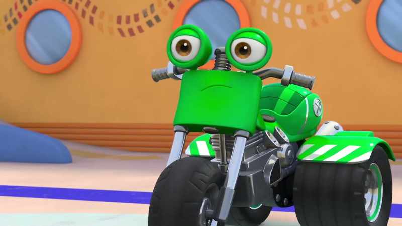 (engines revving)