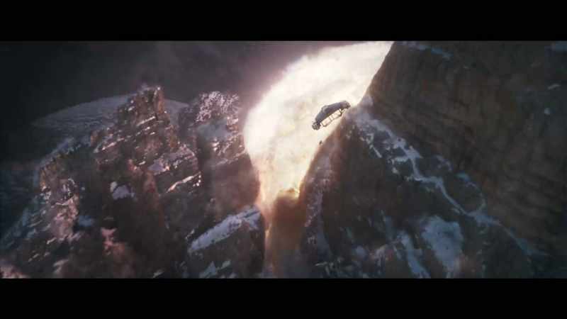 [engines whirring] -[explosion]