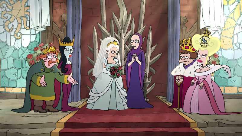 Enough rigmarole. Bring in the blushing groom