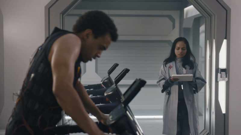 Ensign Trent, you are not scheduled for physical therapy until tomorrow