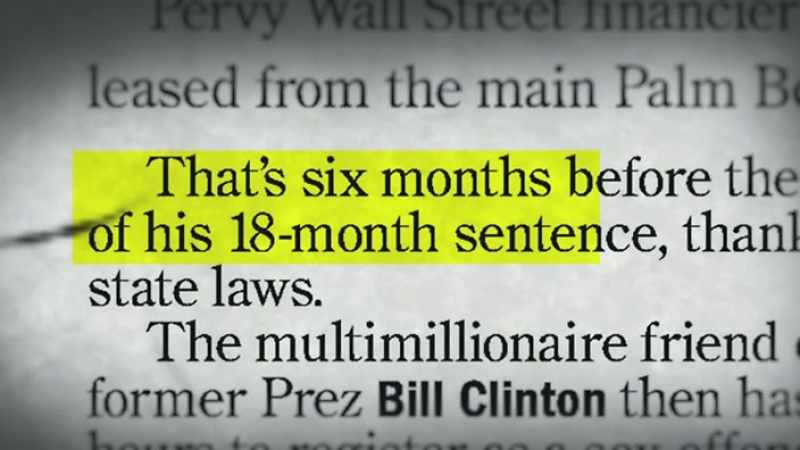 � Epstein was supposed to serve 18 months