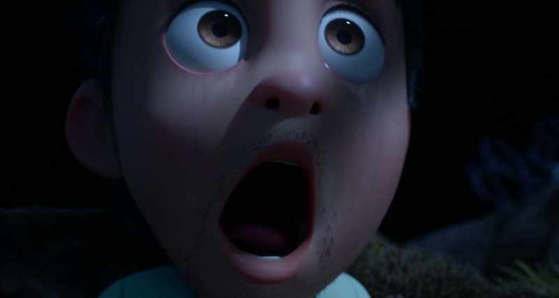 [er erschrickt]