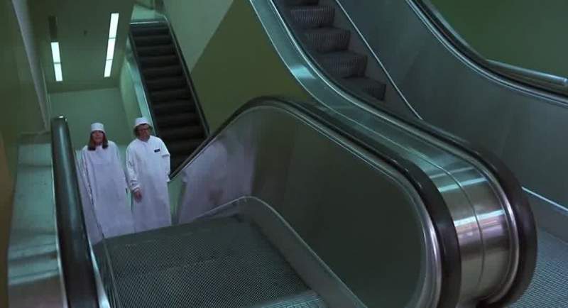 Erno said to take the north escalator
