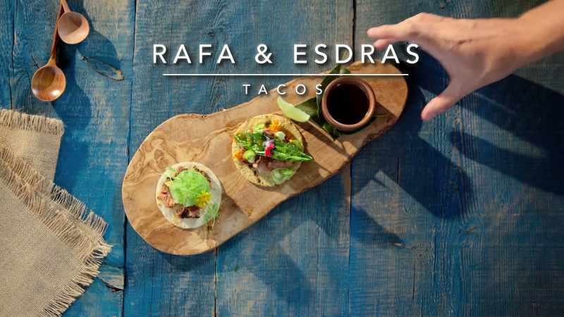 [Esdras] Tonight, on the menu, two types of tacos