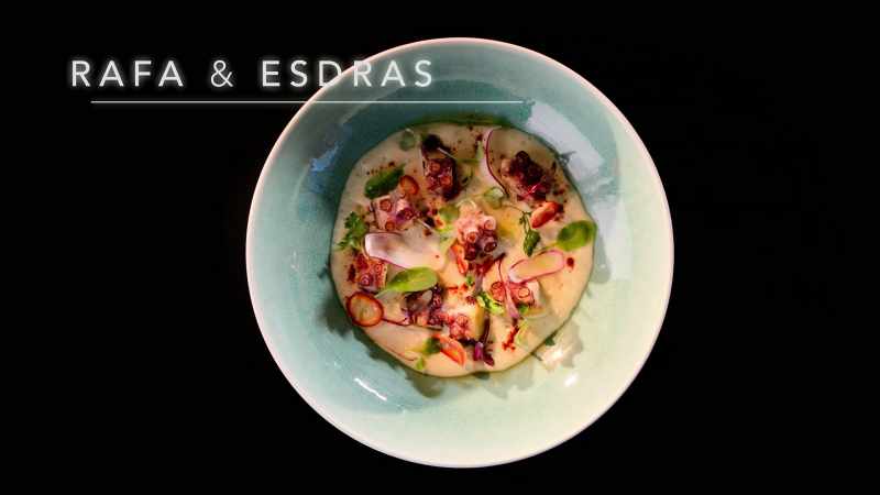 [Esdras] We made a very traditional octopus