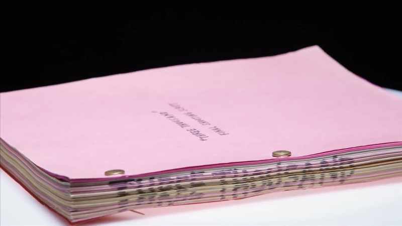 Especially in the first draft of the script