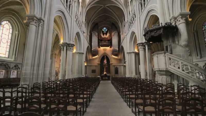 Essentially the Gothic cathedral did originate