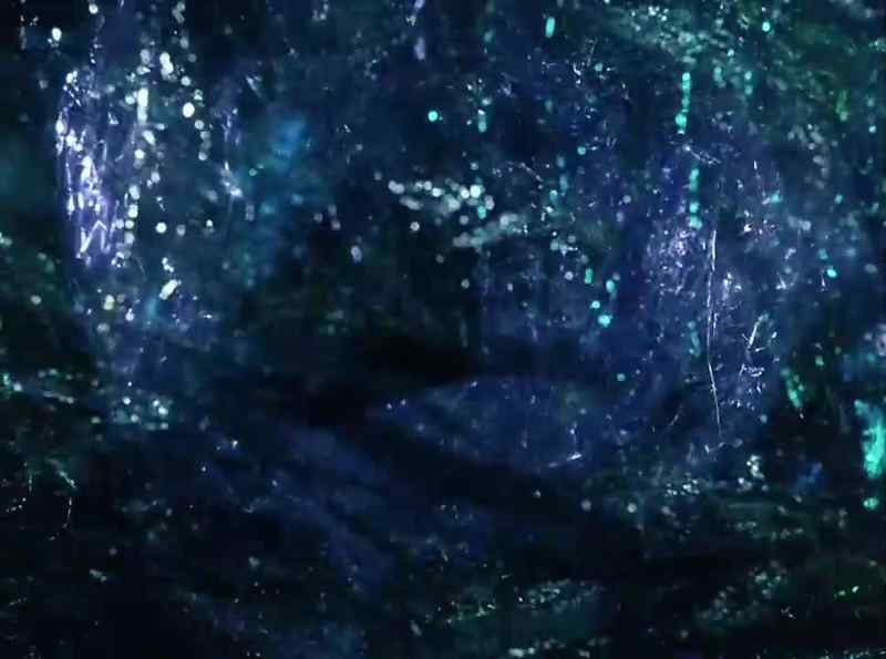 (ethereal music) (water gurgling)