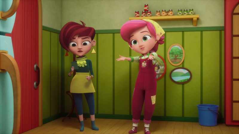 Eu e a Pralina vamos à vila comprar comida para o jantar