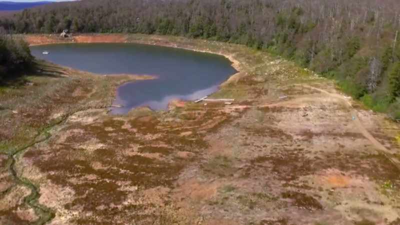 Evaporation alone could never account for such a dramatic drop