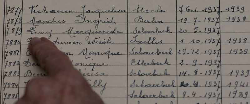 [Evelyne] And there on the register was her name