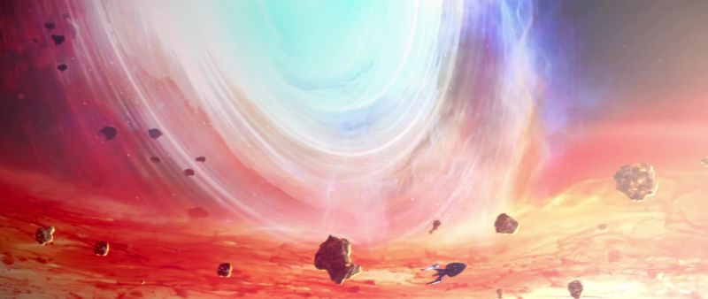 Even at full impulse power, the star's gravity