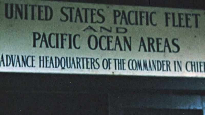 EVEN THOUGH HE'S OUTGUNNED, ADMIRAL NIMITZ DOESN'T RUN