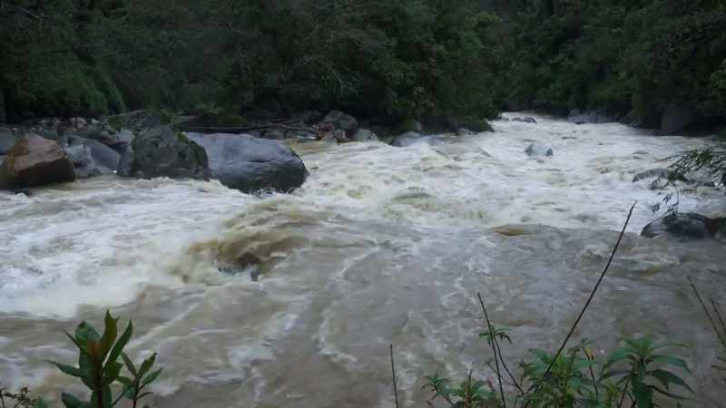 Even when the river was low