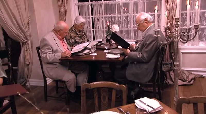 Even with few diners in the dining room