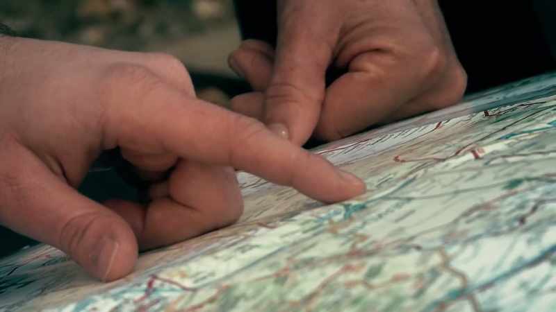 Even with the help of the maps