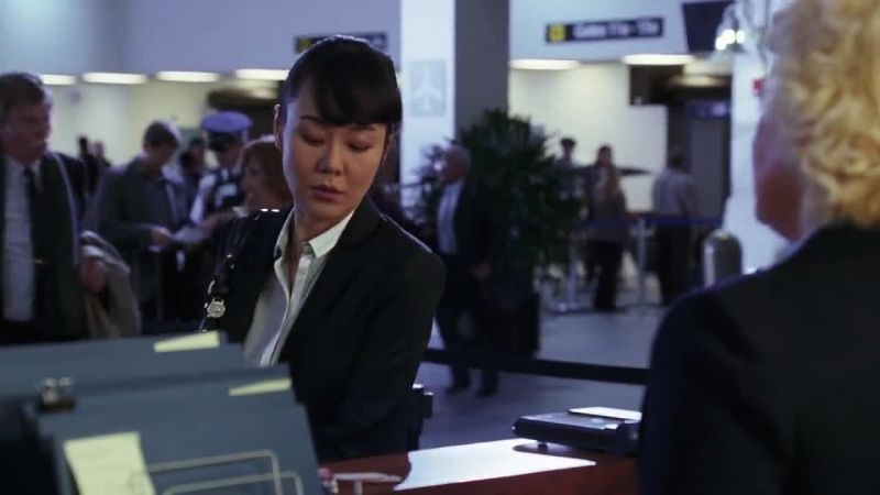 Evening, ma'am. Where are you flying to tonight?