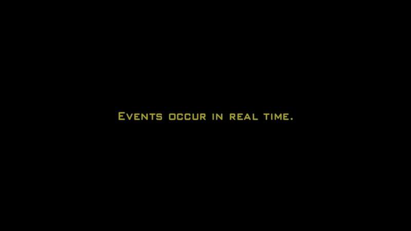 Events occur in real time
