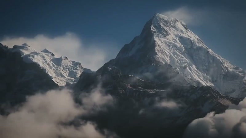 Eventually, the moisture-laden winds hit the Himalayas