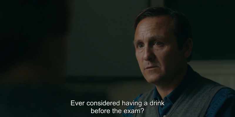Ever considered having a drink before the exam