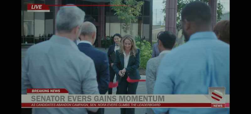 Evers' staunch support of the Shared Data Act