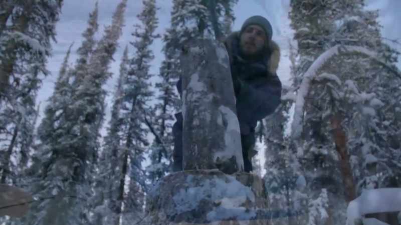 Every log that I stack up against the cabin