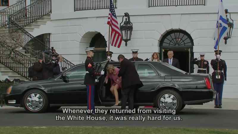 Every time they came back from visiting the White House, it was really difficult for us
