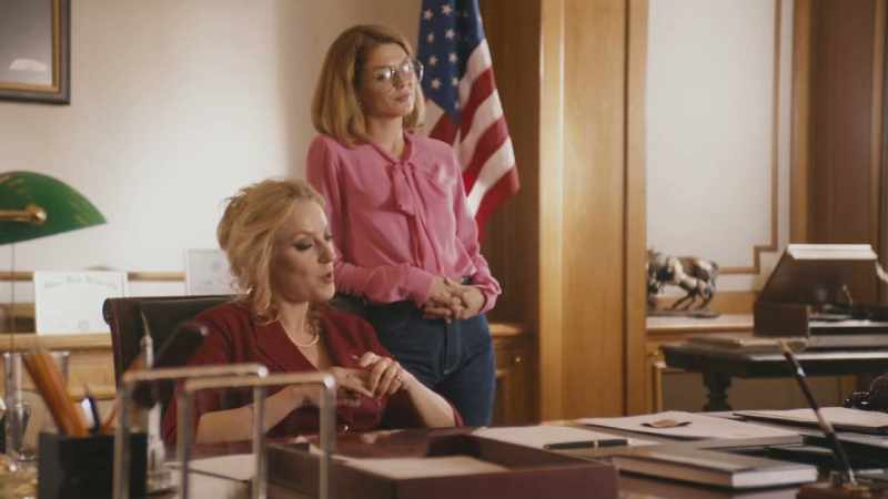 Every woman in this embassy owns a pair