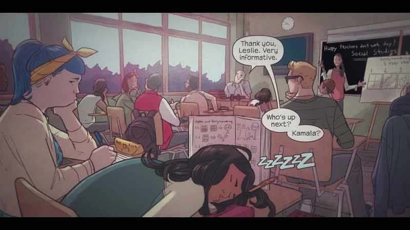 Everybody at school notices that Kamala doesn't have time for school