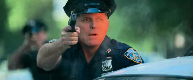 Hold your fireEverybody hold your fireCOP 3 Unit 2 stand down Stand down COP 4 Civilian in our line of sightPANTINGKid You gotta getLook New YorkSpider Man is backMAN Leave the kid aloneThat's my baby