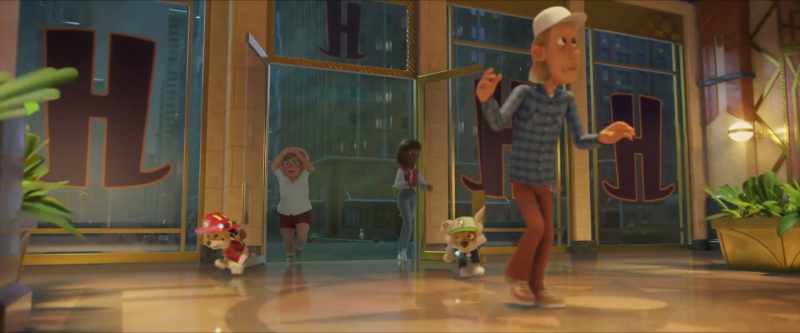 Everybody inside! - This way!