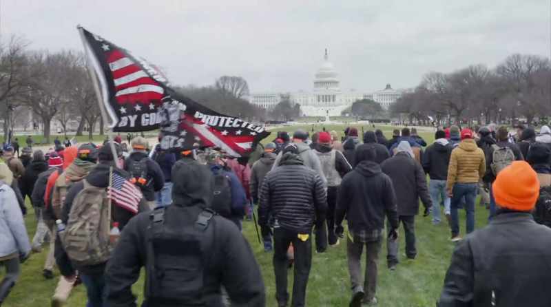 Everybody just started marching down the grass