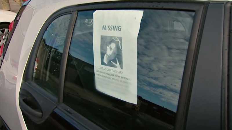 Everybody is out looking for little Tia