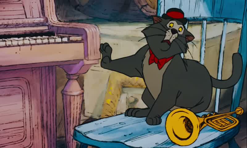Everybody wants to be a catBecause a cat's the only catWho knows where it's atTell me everybody's pickin' up on that feline beat'Cause everything else is obsoleteStrictly high button shoes