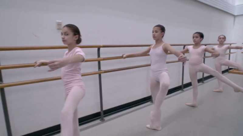 Everyone has a certain color leotard that they have to wear in their classes