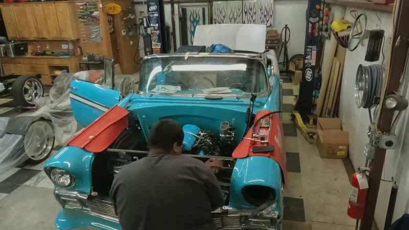 Everyone is getting down on this '56 Bel Air