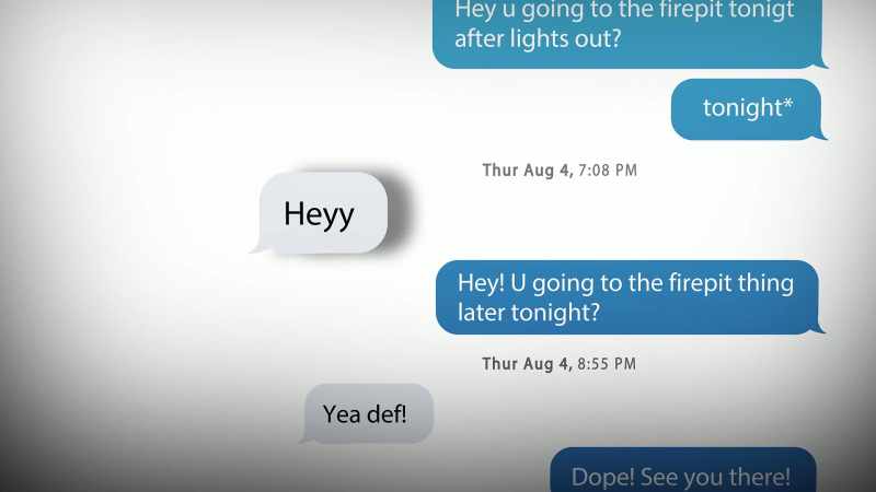 Everyone in history has always known that if you text someone