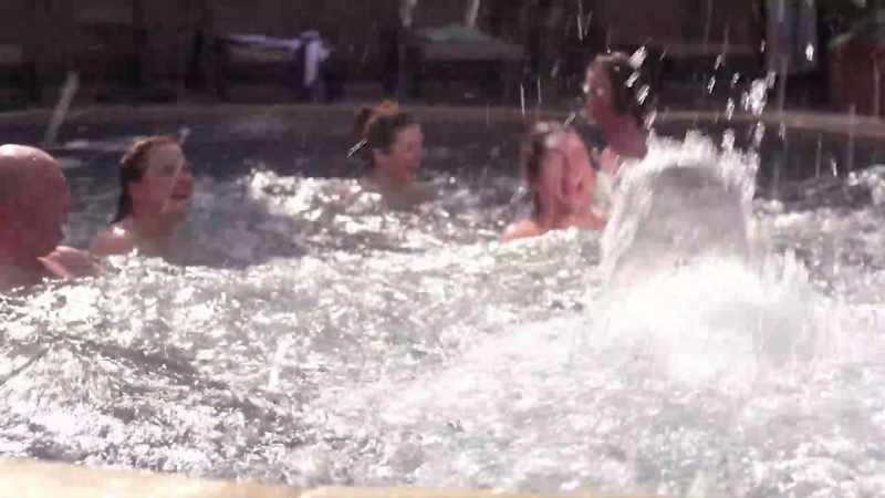Everyone in the pool!