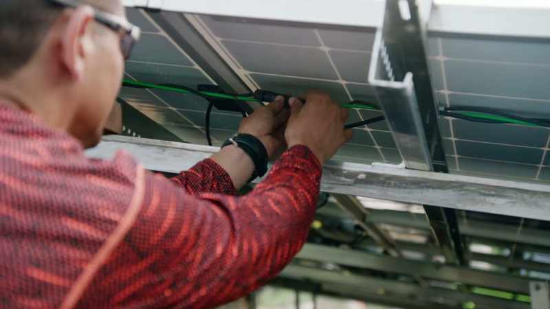 Everything in Casa Pueblo runs on clean energy