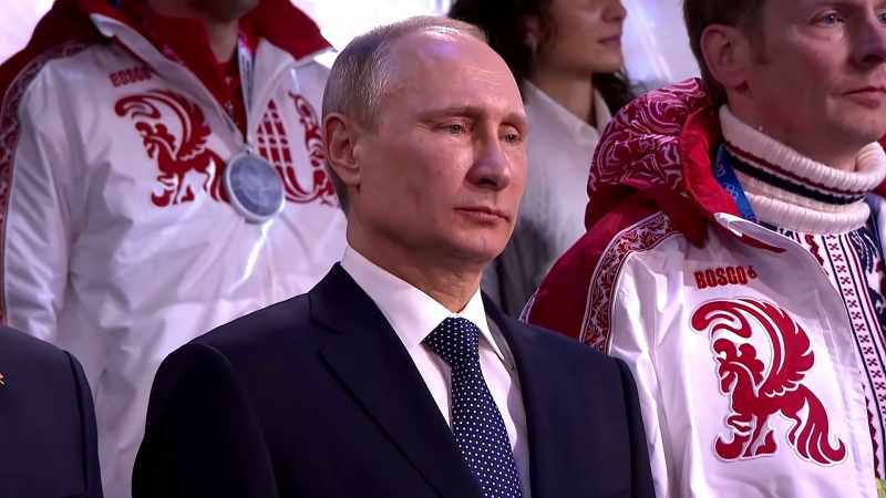 Everything was made clean, and Putin was very much happy